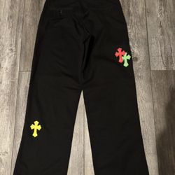 Chrome Hearts Men's Black Trousers