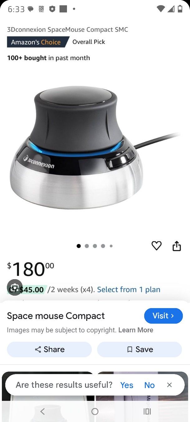 Wireless Space Mouse