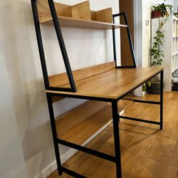 Desk with Shelves