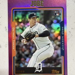 2025 Topps Archives - 2005 Topps Jackson Jobe #265 Pink Foilboard (RC)