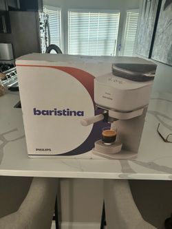 Philips Baristina Espresso Machine BAR300 16 Bar Auto Grinder White (brand new)
