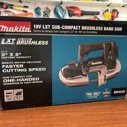 Makita New Subcompact Band Saw 18v Brushless 