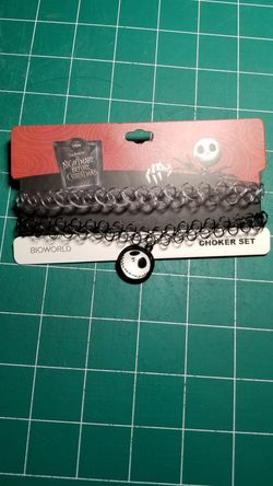 Nightmare Before Christmas choker set