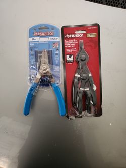 Retaining Ring Pliers And Combination Snap Ring Plier Set