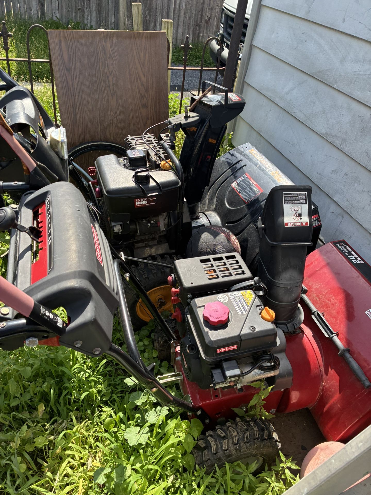 2 Walk Behind Snowblowers