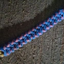 Paracord bracelets.