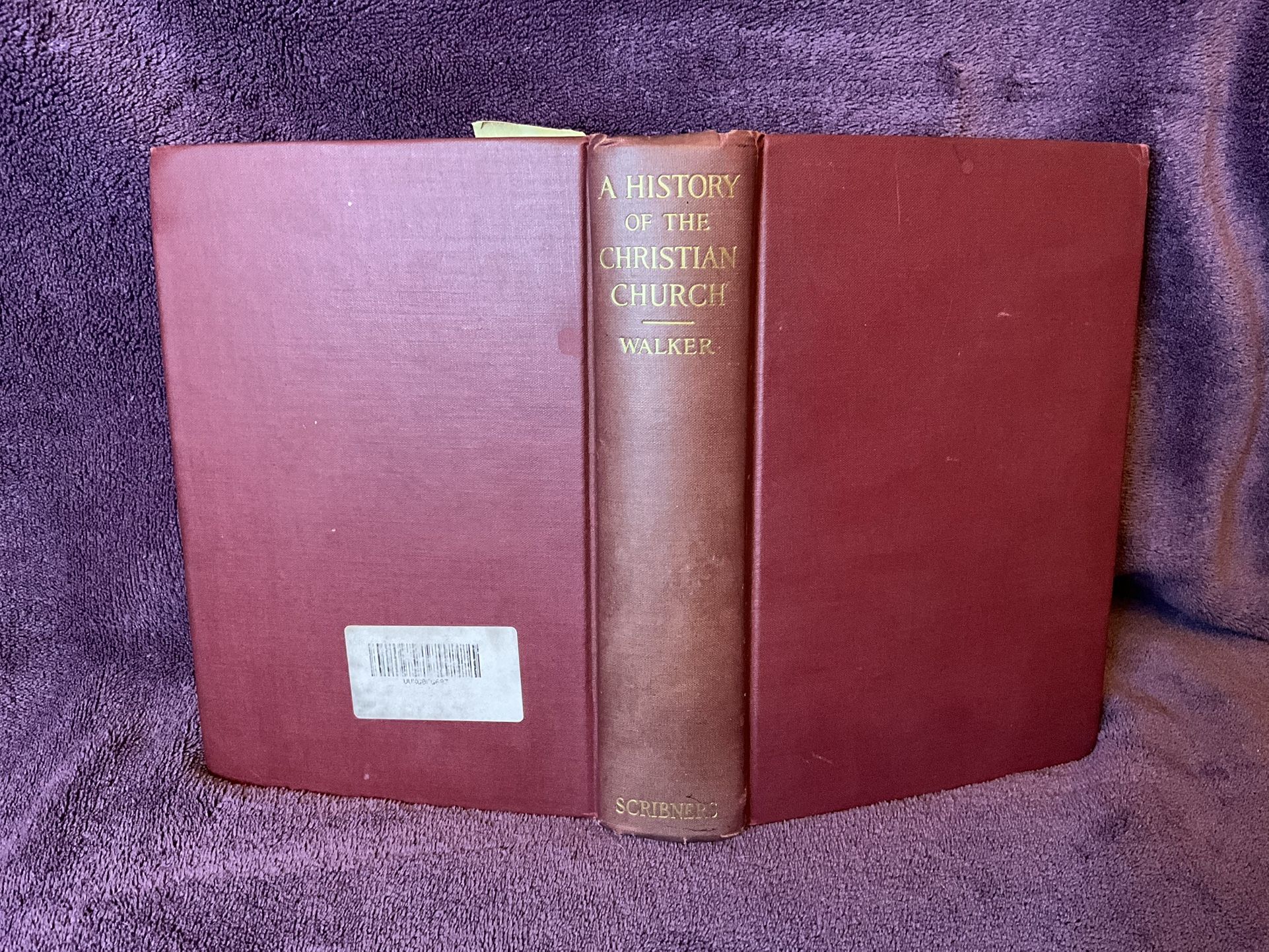A History of the Christian Church by Williston Walker 1944 Vintage Hardcover