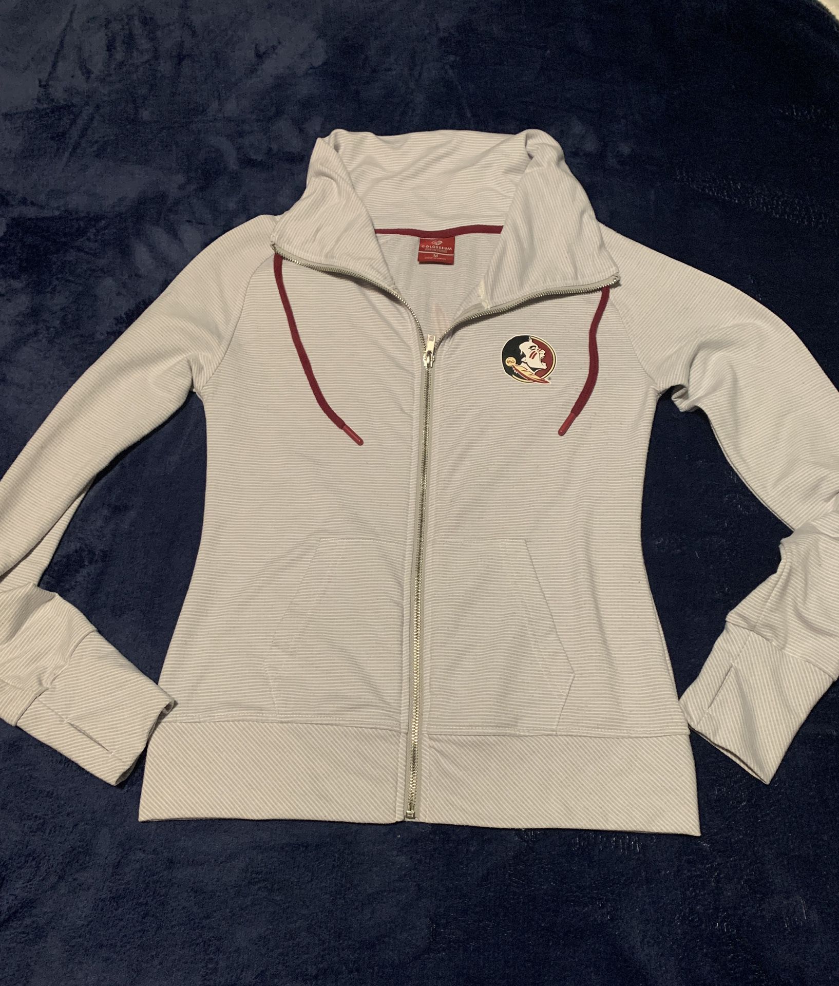 Florida State Seminoles Colosseum Womens Size Med.Full Zip Jacket w/ Thumb Holes