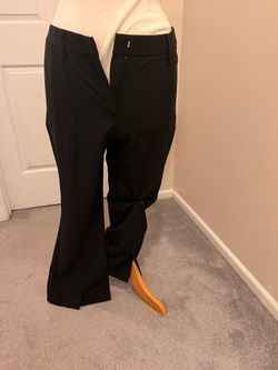 Elegant black dress pants, perfect for formal occasions. Size:18 $20 cash only. Cross posted