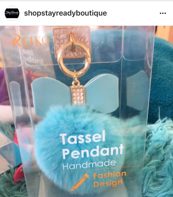 Fur Ball Phone Pendant