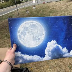 Long Art Work Of The Moon