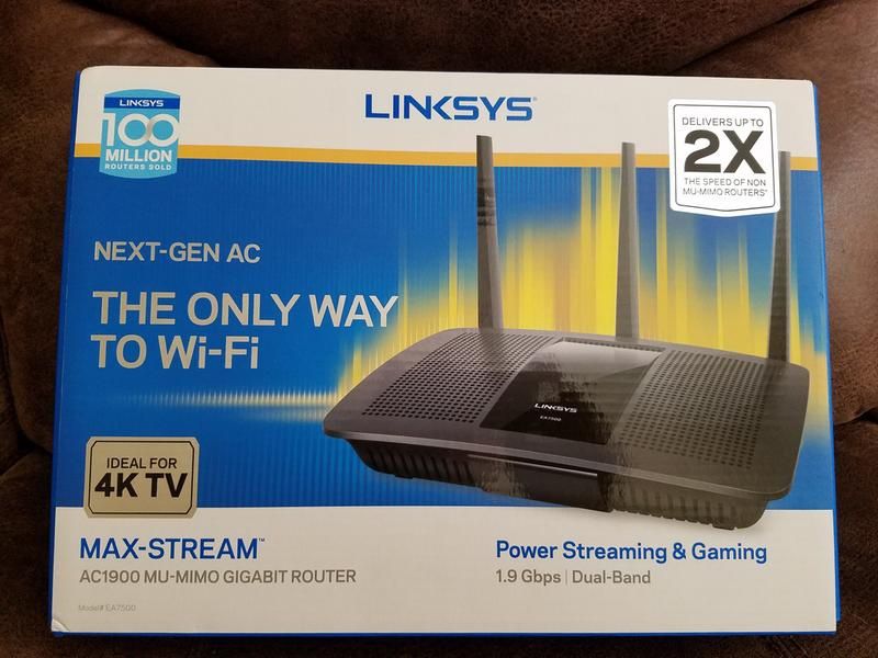Linksys AC1900 Dual Band WiFi Router