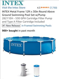 Intex Metal Frame Round Pool