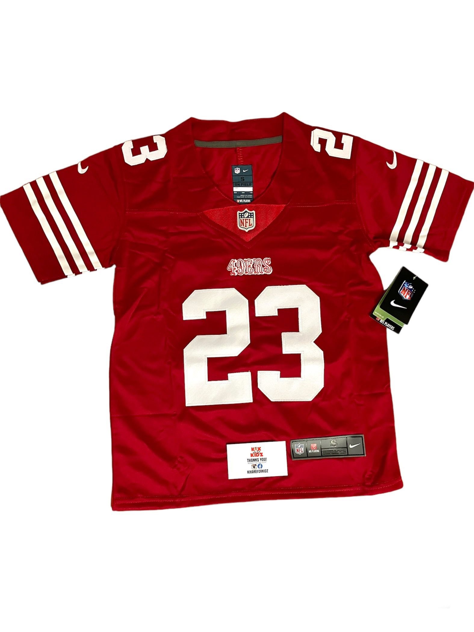 Kids San Francisco 49ers Christian McCaffrey Youth S NFL Jersey