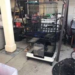 Cage 60”H X 2 1/2 F W X 1 1/2 F D