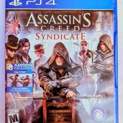PlayStation 4 assassin's Creed syndicate $8 OBO  tested and working 