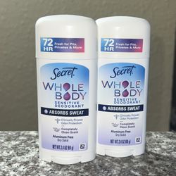 Secret Whole Body Deodorant Clean Set