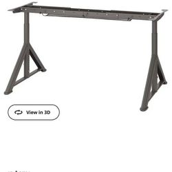 Ikea Idasen Manual Height Adjustment Desk Legs - Gray