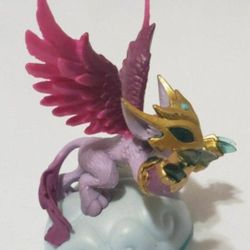 Scratch Air Element Purple Cat Dragon Skylanders Swap Force 3" Inches ACTION FIGURE RARE Nice!