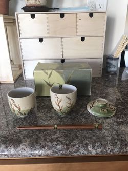 Ceramic Cup & Rice Bowl - Hand Made