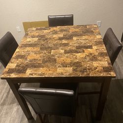 Table W/ 4 Chairs