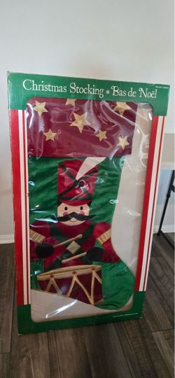 Jumbo Christmas Stocking  Nutcracker 4’x19 Extra Large