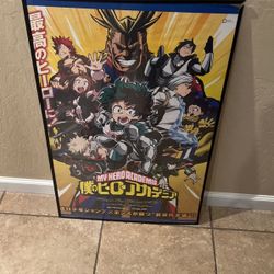 My Hero Academia poster/frame