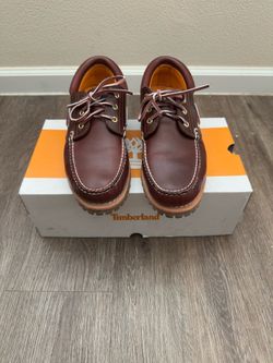 Timberland 3 Eye Boat Shoes, Burgundy