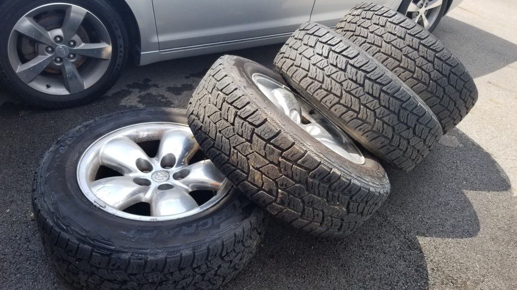 Courser Tires with Dodge rims