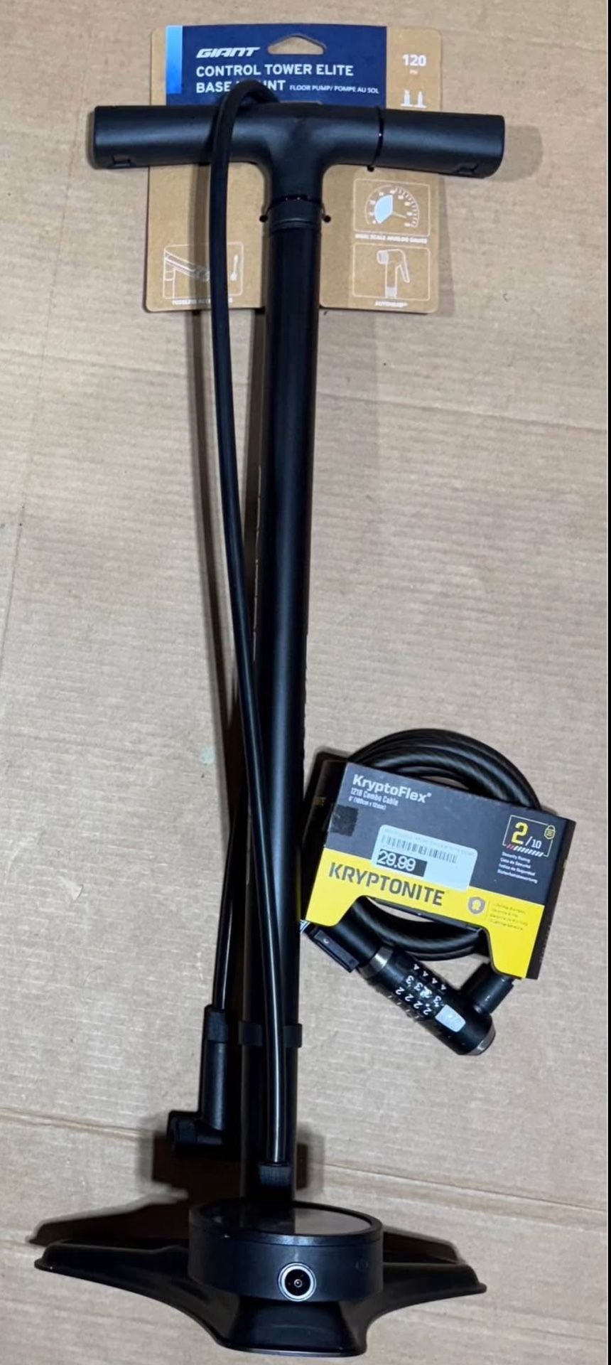 Giant Bike Pump, KrytoFlex Lock