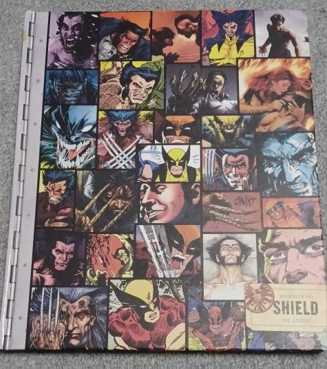 Wolverine Files Marvel Book Classifed Thick Hardcover Avengers Super Hero