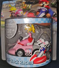 Princess Peach Mario Kart Wii × Boss Pull Back Car Mini Figure $15