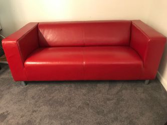 IKEA  LEATHER LOVE SEAT