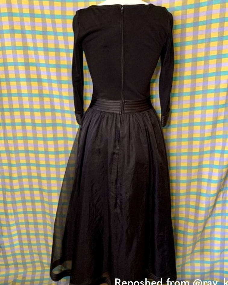 Tadashi Black Cocktail Dress Size 10