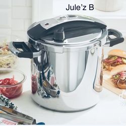 Princess House Olla De Presión De 10 Qts Nueva En Su Caja 