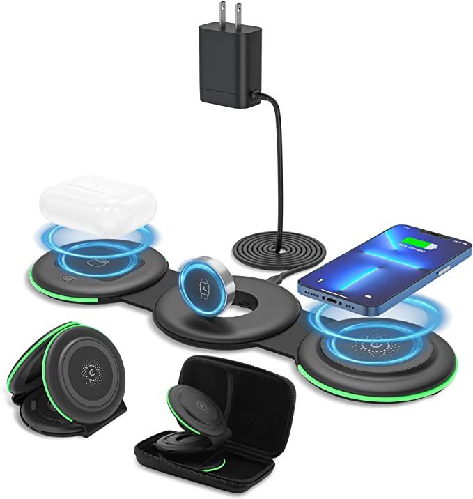 3 in 1 Wireless Charging Station