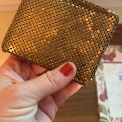 Vintage Gold Mesh Wallet 