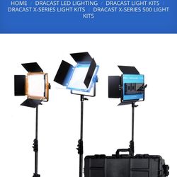DRACAST Professional LED LIGHT KIT