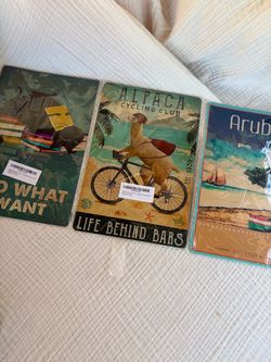 Metal wall sign / posters / tin signs