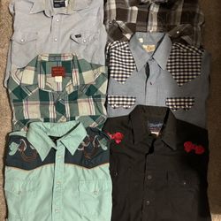 Pearl Snaps And Normal Button UPS 