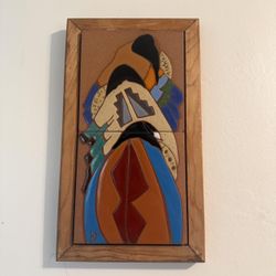 DOLONA ROBERTS ART TILES - ORIGINAL RARE!! "LEAVING THE DANCE"