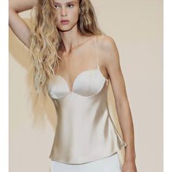 Zara Satin Top *NEW* Women’s Medium