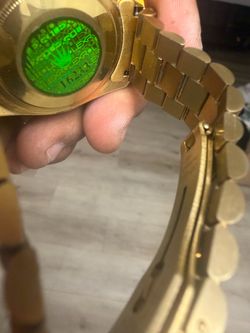 Rolex Gold-Tone Watch with President Bracelet