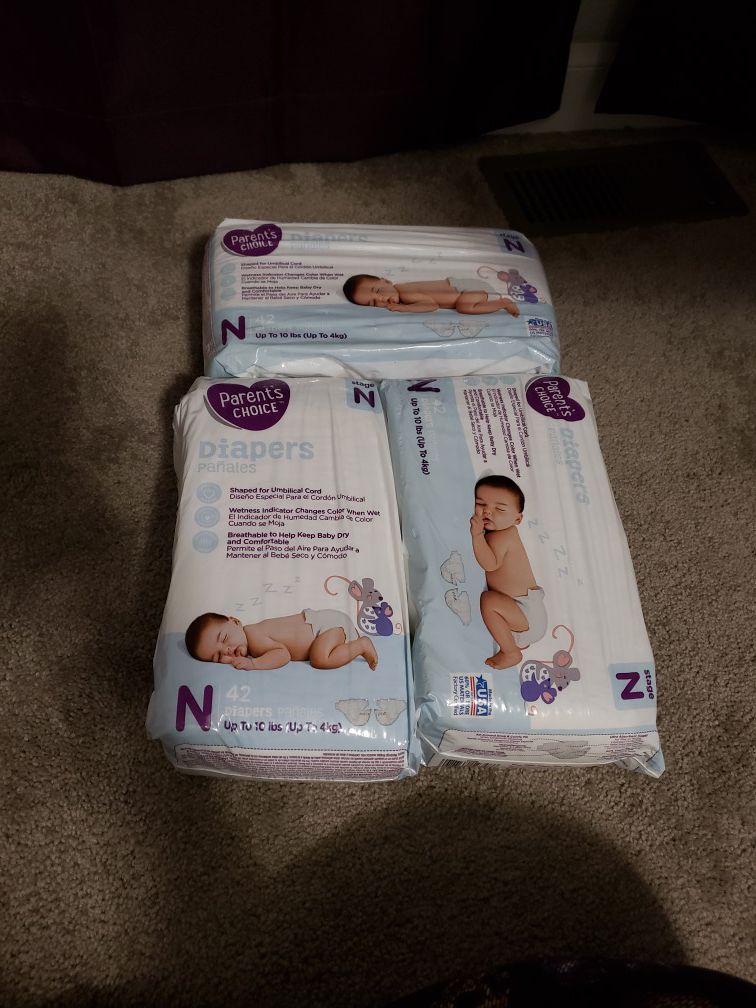Parents choice newborn diapers