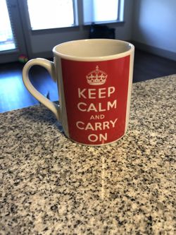 “Keep calm” mug