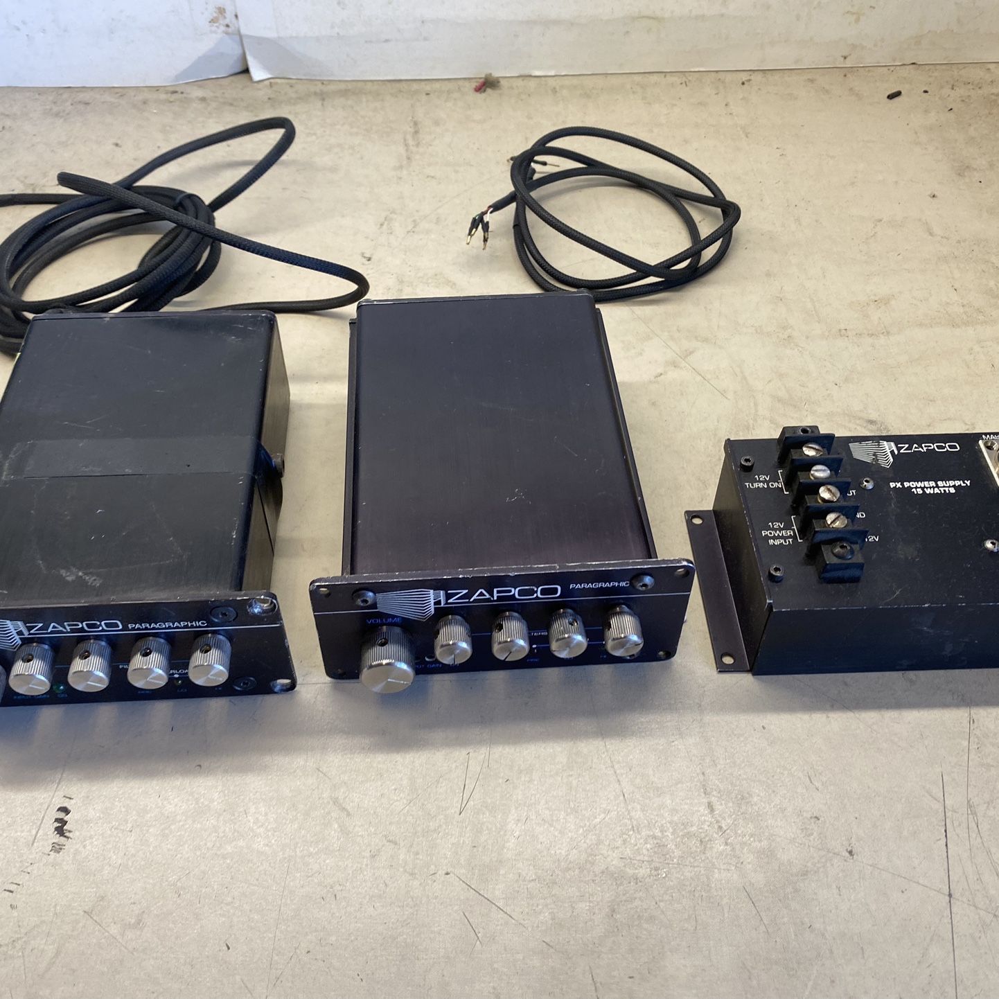 2 Zapco PX Equalizers With Power Supply for Sale in Modesto 2 Zapco PX Equalizers With Power Supply for Sale in Modesto