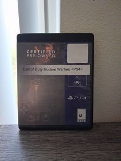 Call of Duty Modern Warfare 2019 PS4 — $10 FIRM