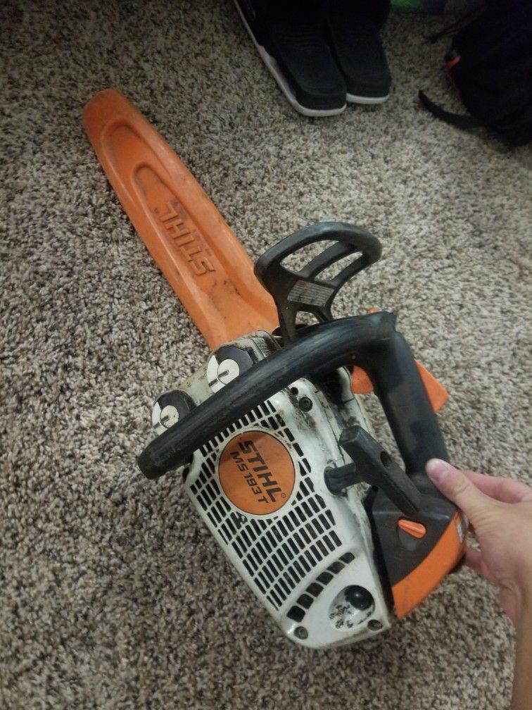 Stihl Ms 193T Chainsaw for Sale in Lake Stevens, WA OfferUp