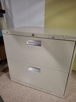 2 Drawer Lateral Filing Cabinet  FREE