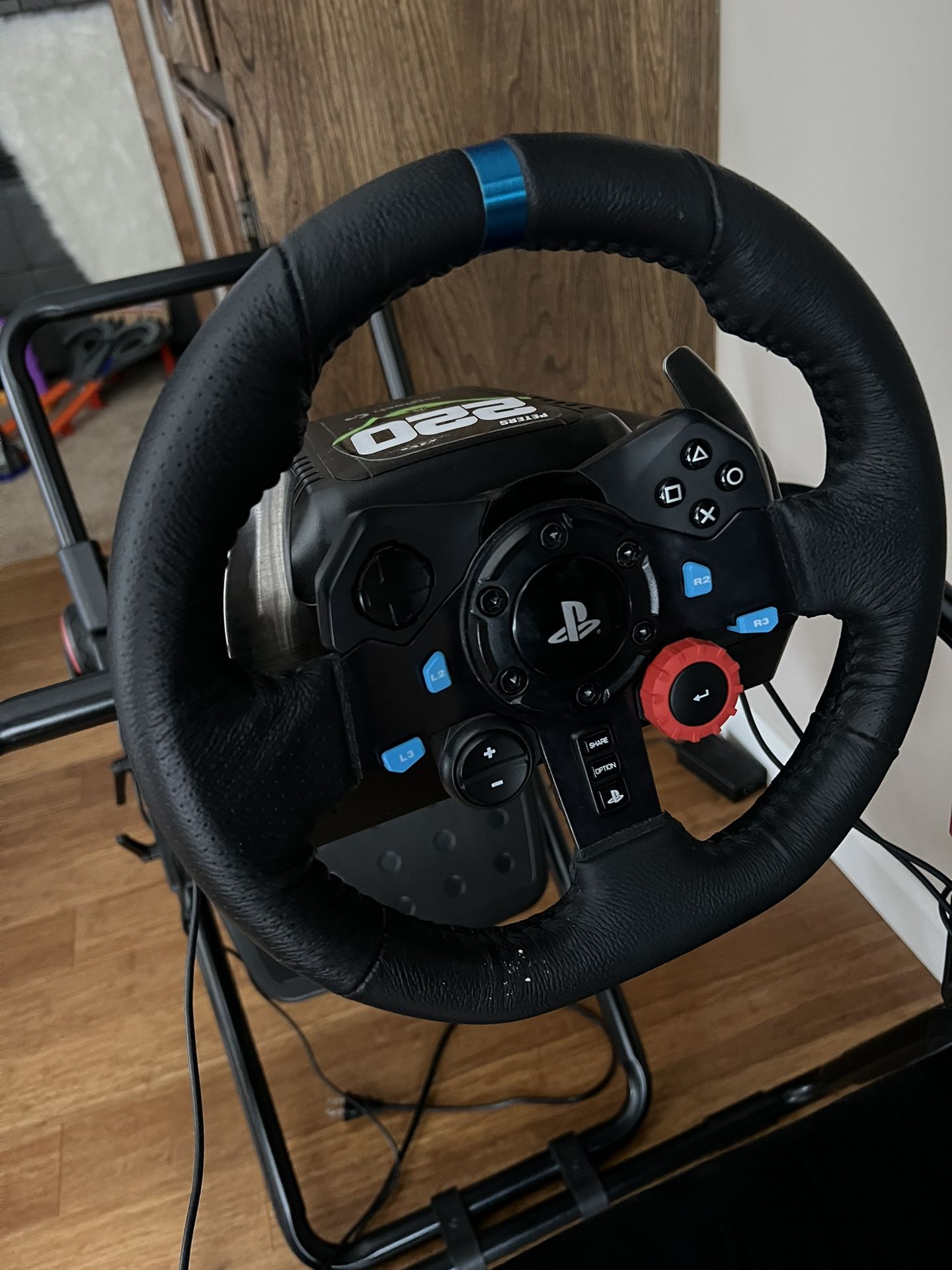 Sony Ps5/4 Logitech G 29 Racing Wheel With Next Level Racing Gt Lite Racing Seat 